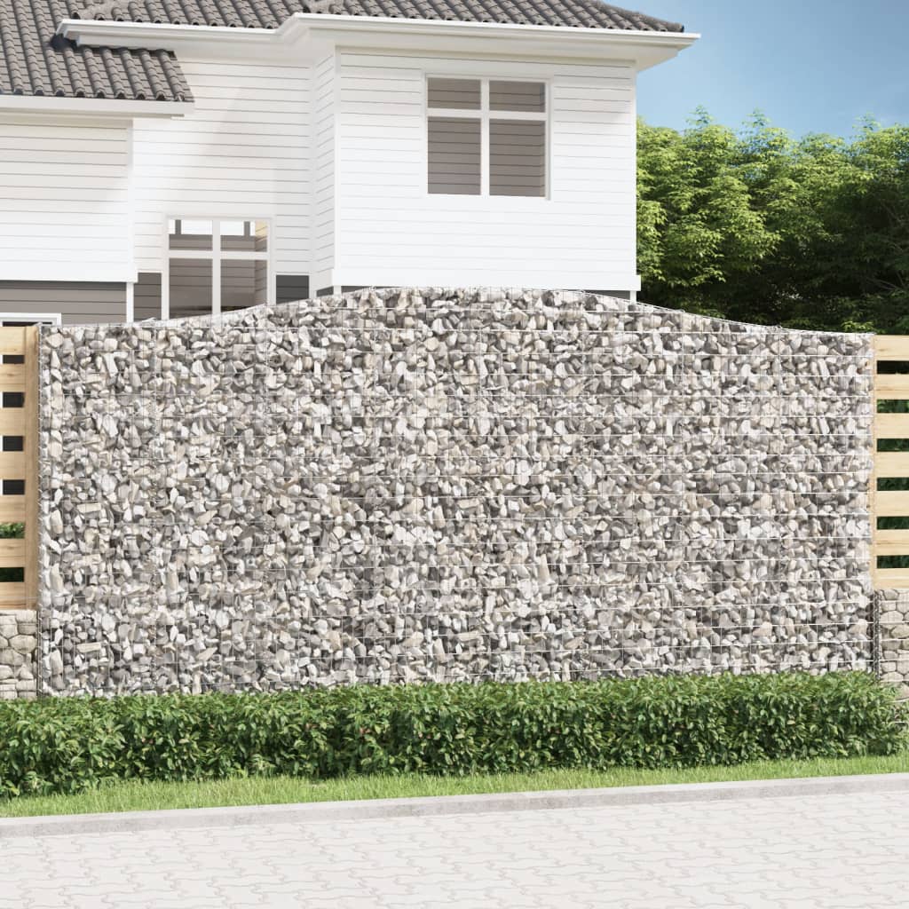 Cesti Gabbioni Ad Arco 6 Pz 400x50x200/220 Cm Ferro Zincato