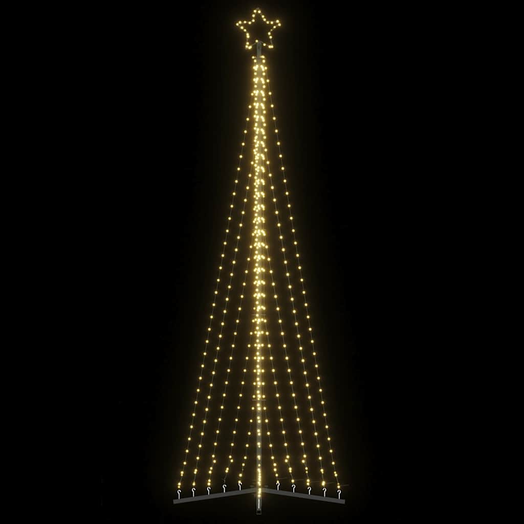 Albero Di Natale A Led 495 Led Bianco Caldo 300,5 cm