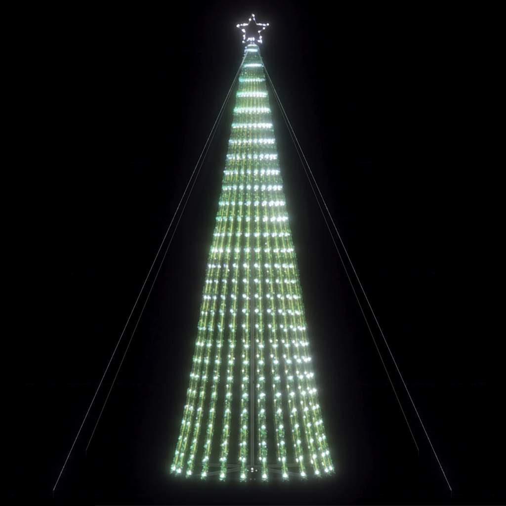 Albero Di Natale A Led 1028 Led Bianco Freddo 403 cm