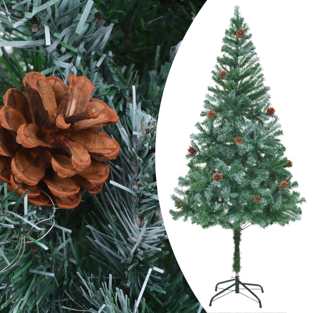 Albero Di Natale Artificiale Con Pigne 180 cm