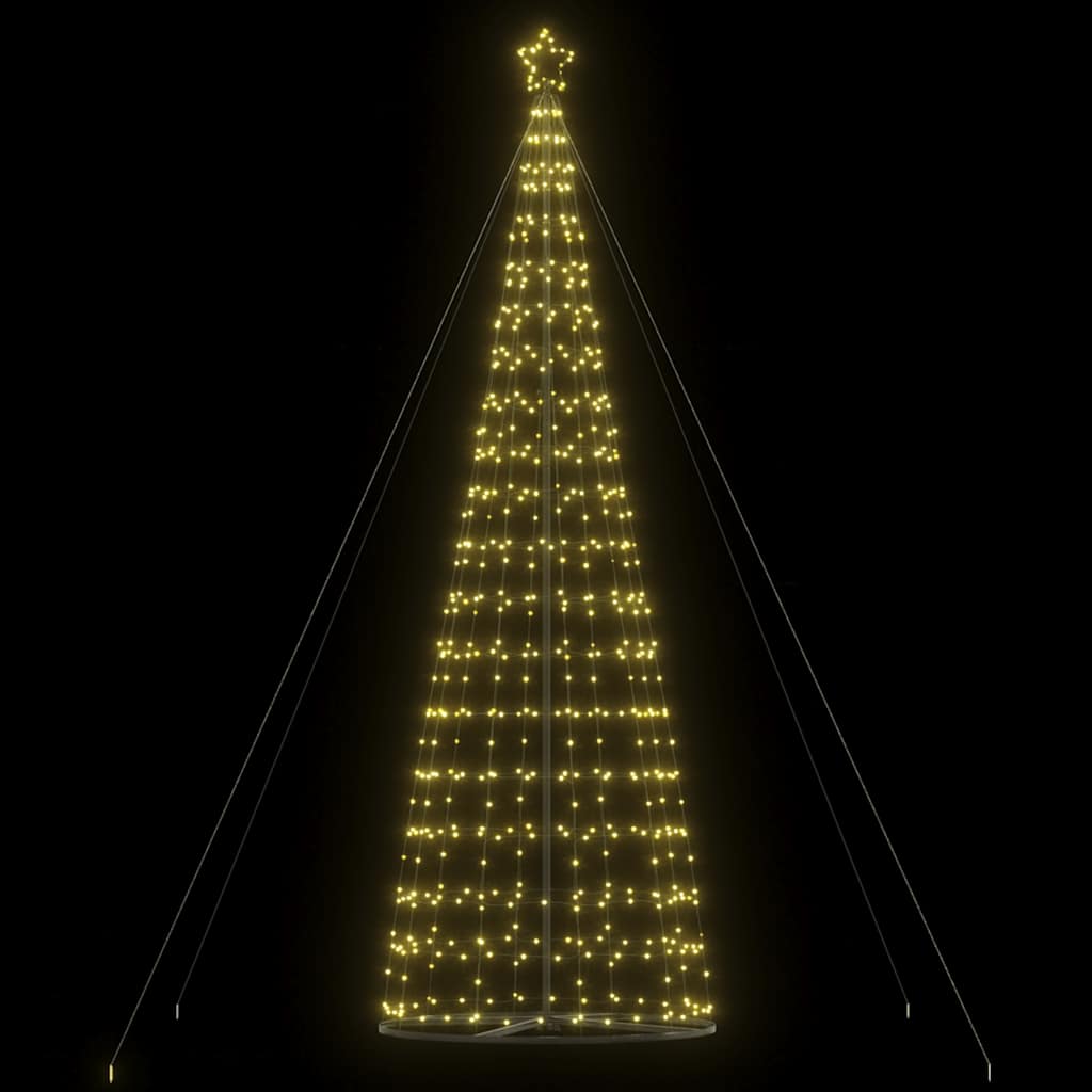 Albero Di Natale A Led 1534 Led Bianco Caldo 503 cm