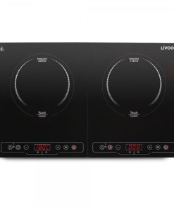 Livoo Doc236 Doppio Piano Cottura A Induzione - 22cm - Da 60 ° A 240 ° - Nero