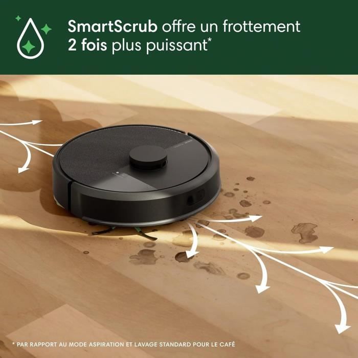 Robot Aspirapolvere - Irobot - Roomba 105 Combo - 2h - 7000 Pa - 400 Ml - Nero - Image 5