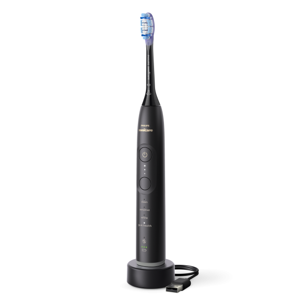 Spazzolino Da Denti - Philips - Hx7429/02 - Sonicare - Doppio Manico Serie 7100 - Bianco E Nero - Elettrico - Image 3