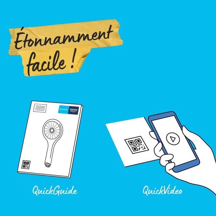 Flessibile Doccia - Grohe - Vitalioflex Metal - 2 M - Cromo - Antipiega