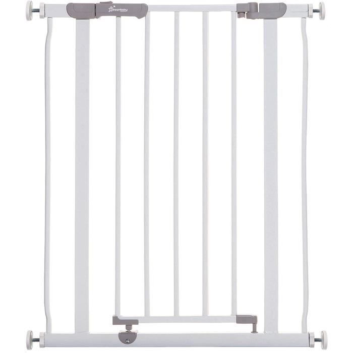 Cancelletto Di Sicurezza - Dreambaby - Ava - Montaggio A Pressione - 61-68 X 76 Cm - Doppia Chiusura - Bianco