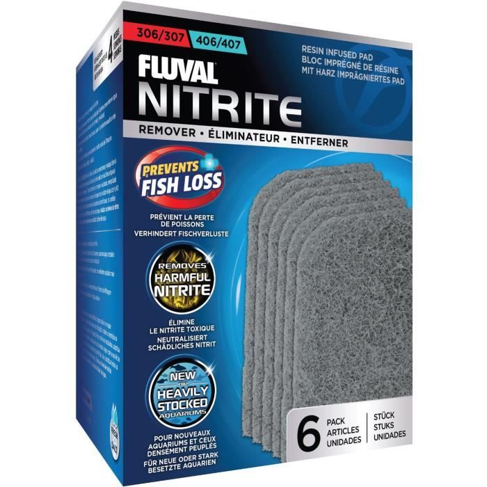 Filtro Per Nitrati Fluval 307/407 - 6 Pezzi - Blu - Per Pesci D'acqua Fredda