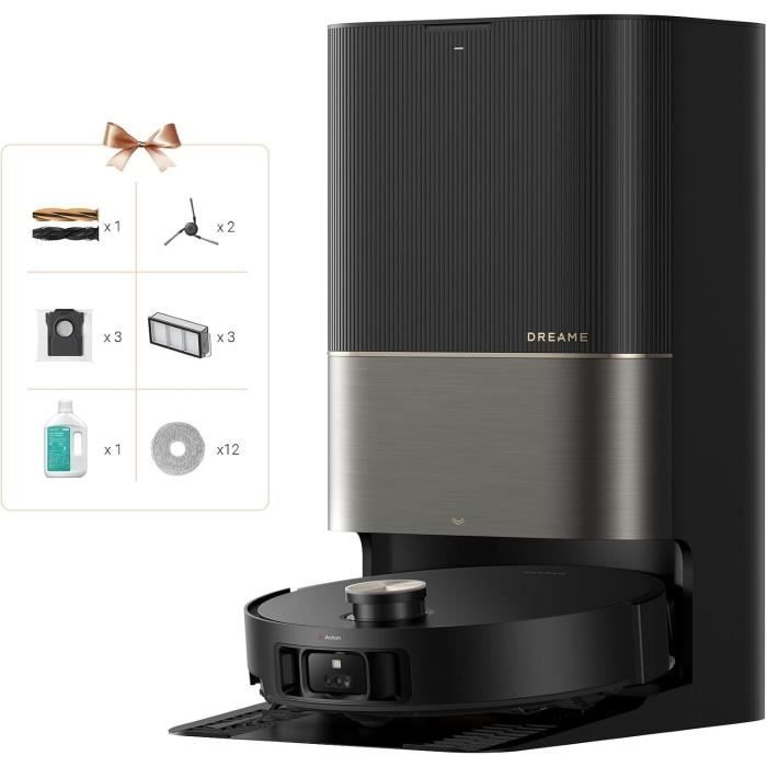 Robot Aspirapolvere Dreame X50 Ultra Complete Con Dock - Evitamento Ostacoli Tramite Ia E Navigazione A 360° - Potenza 20.000 pa