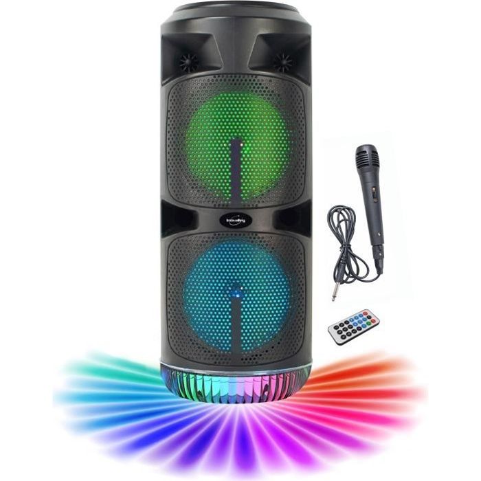 Inovalley Ka03-Xxl - Altoparlante Per Karaoke - Bluetooth V5.0 - 450 W