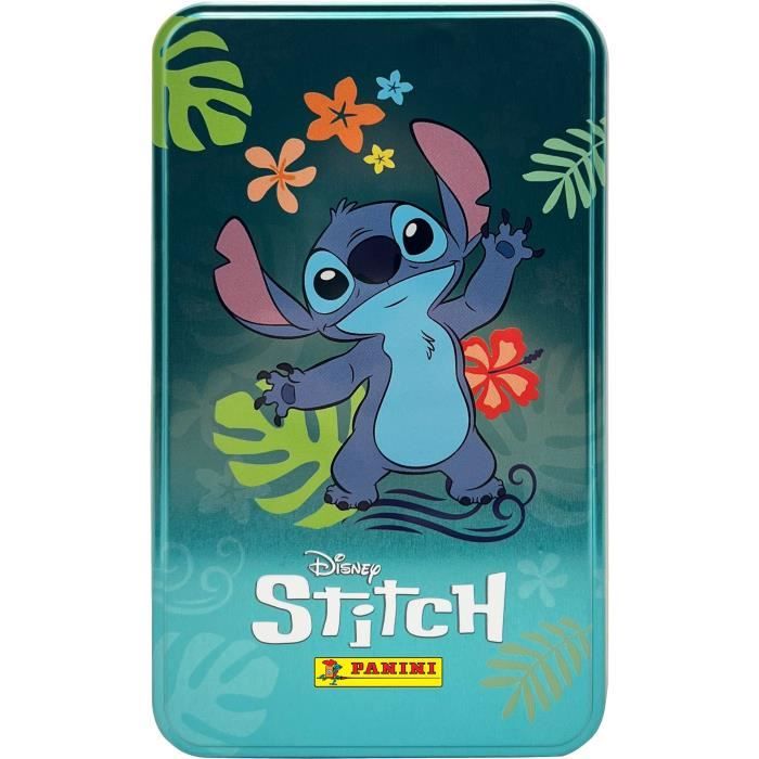 Scatola Di Metallo - Panini - Stitch Tc - 7 Tasche - 42 Carte