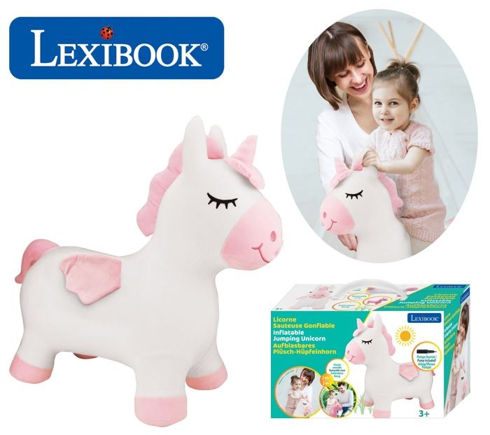 Lexibook Peluche Gonfiabile Da Salto Con Unicorno
