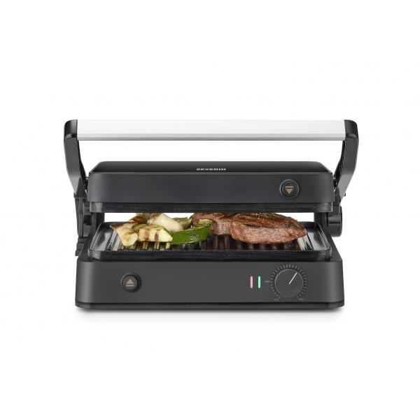 Grill Elettrico Multifunzione - Severin - Kg2398 - Multigrill Compatto Per Carne Per Verdure, Bistecche E Panini - Image 3