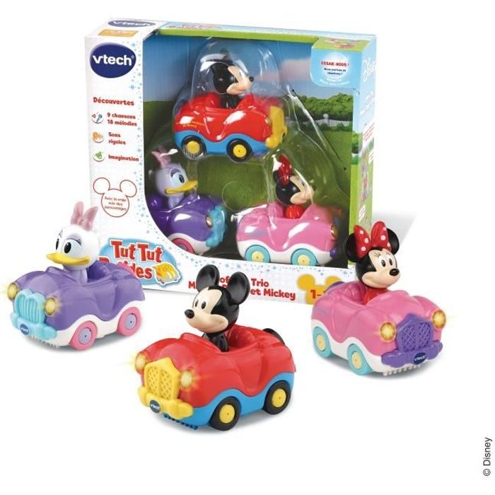 Vtech - 405075 - Scatola Trio Minnie / Topolino (cabri Minnie + Cabrio Daisy + Cabrio Mickey)