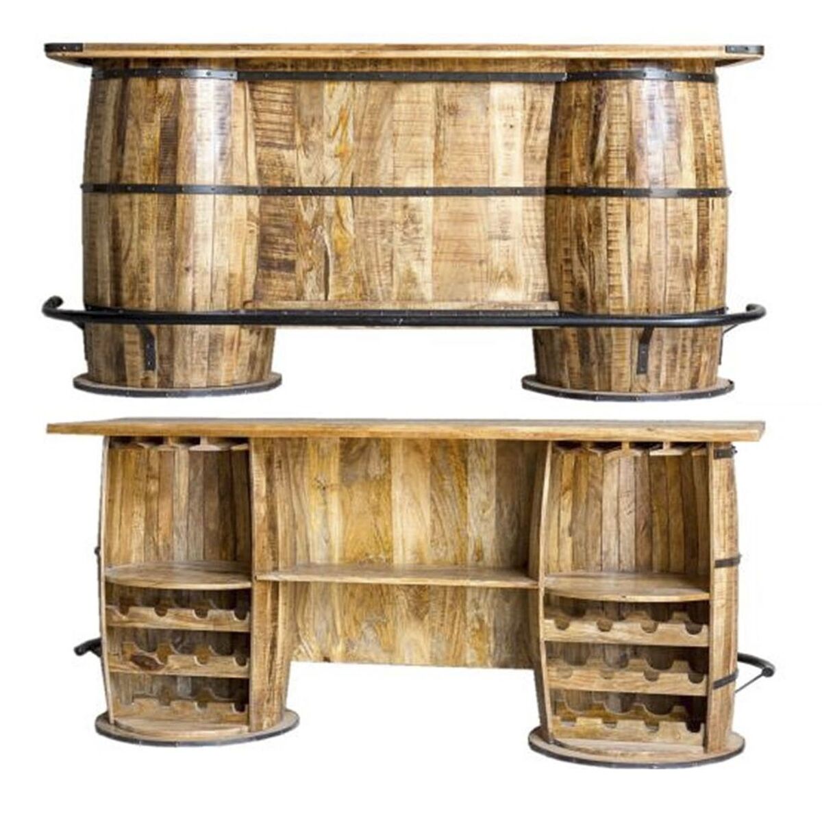 Mobile Bar Home Esprit 180 X 60 X 100 cm