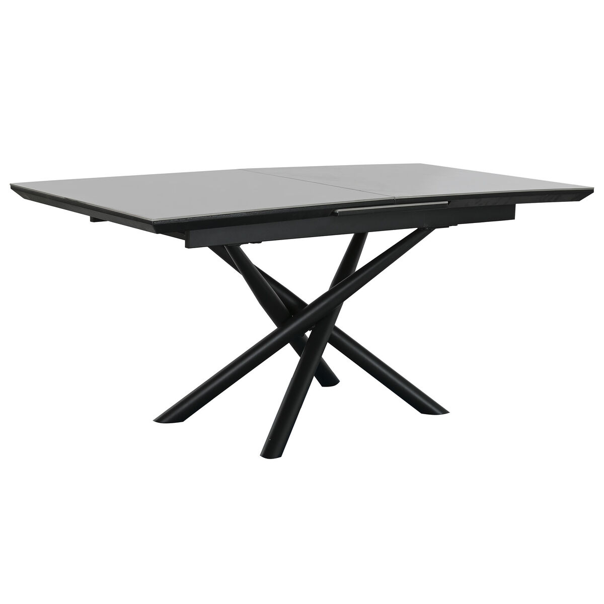 Tavolo Da Pranzo Home Esprit Nero Grigio Metallo Ceramica 160 X 90 X 76 cm