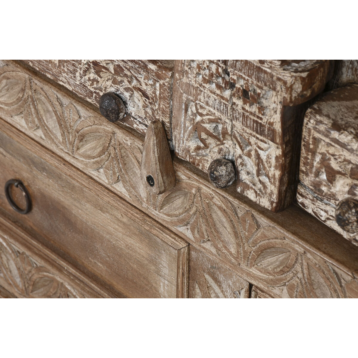 Armadio Home Esprit Naturale Teak 122 X 51 X 216 cm - Image 4