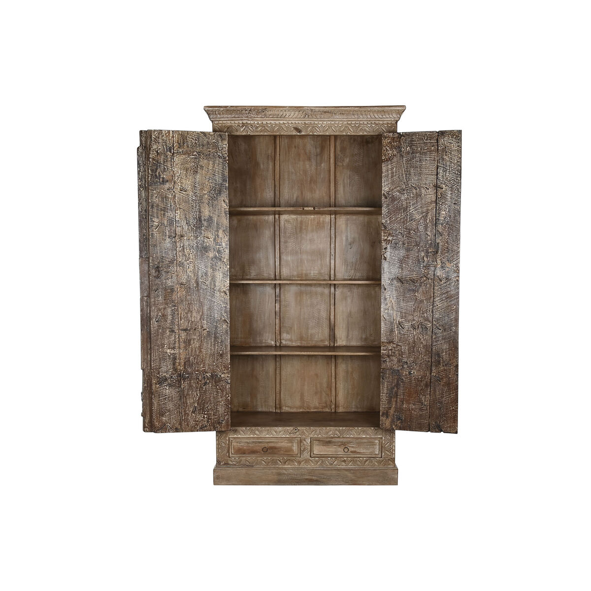 Armadio Home Esprit Naturale Teak 122 X 51 X 216 cm - Image 5