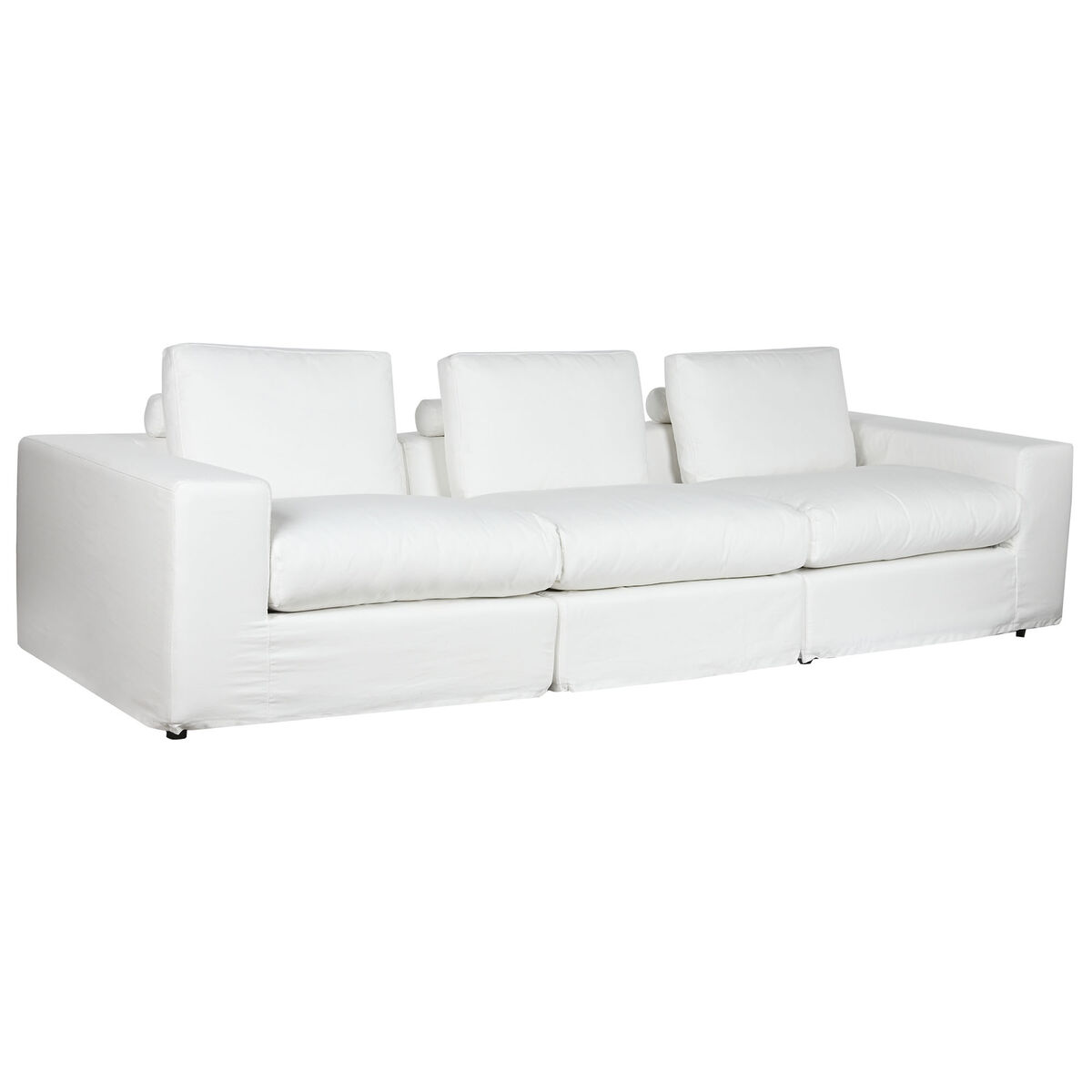 Divano Home Esprit Bianco Moderno 286 X 95,5 X 57 cm