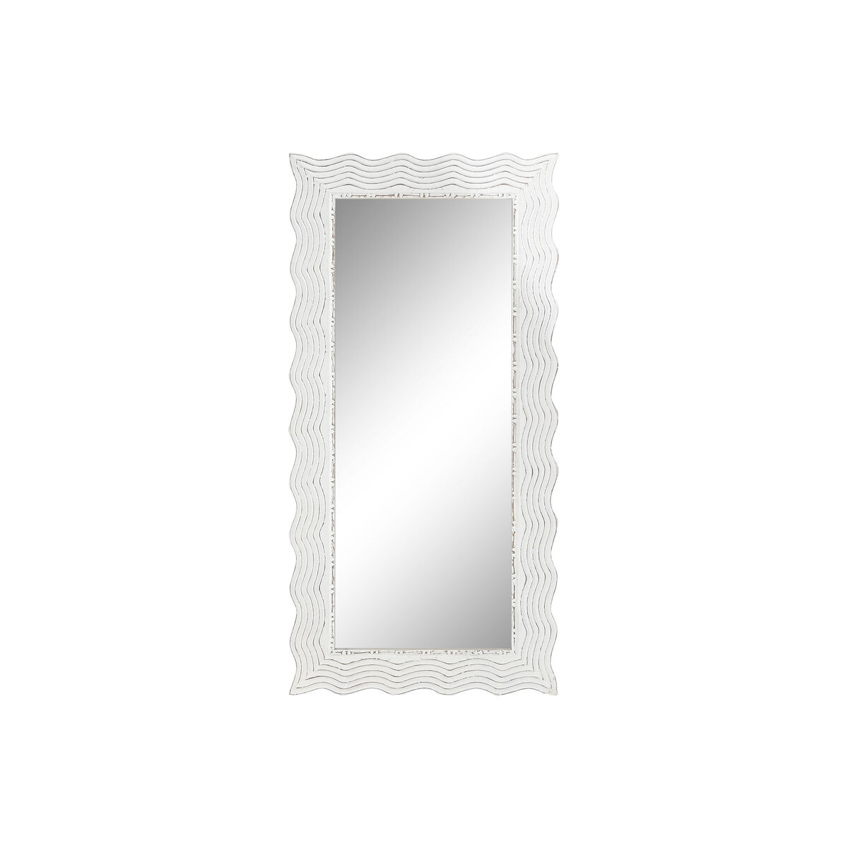 Specchio Da Parete Home Esprit Bianco Decapaggio Scandi 89 X 2,5 X 178 cm
