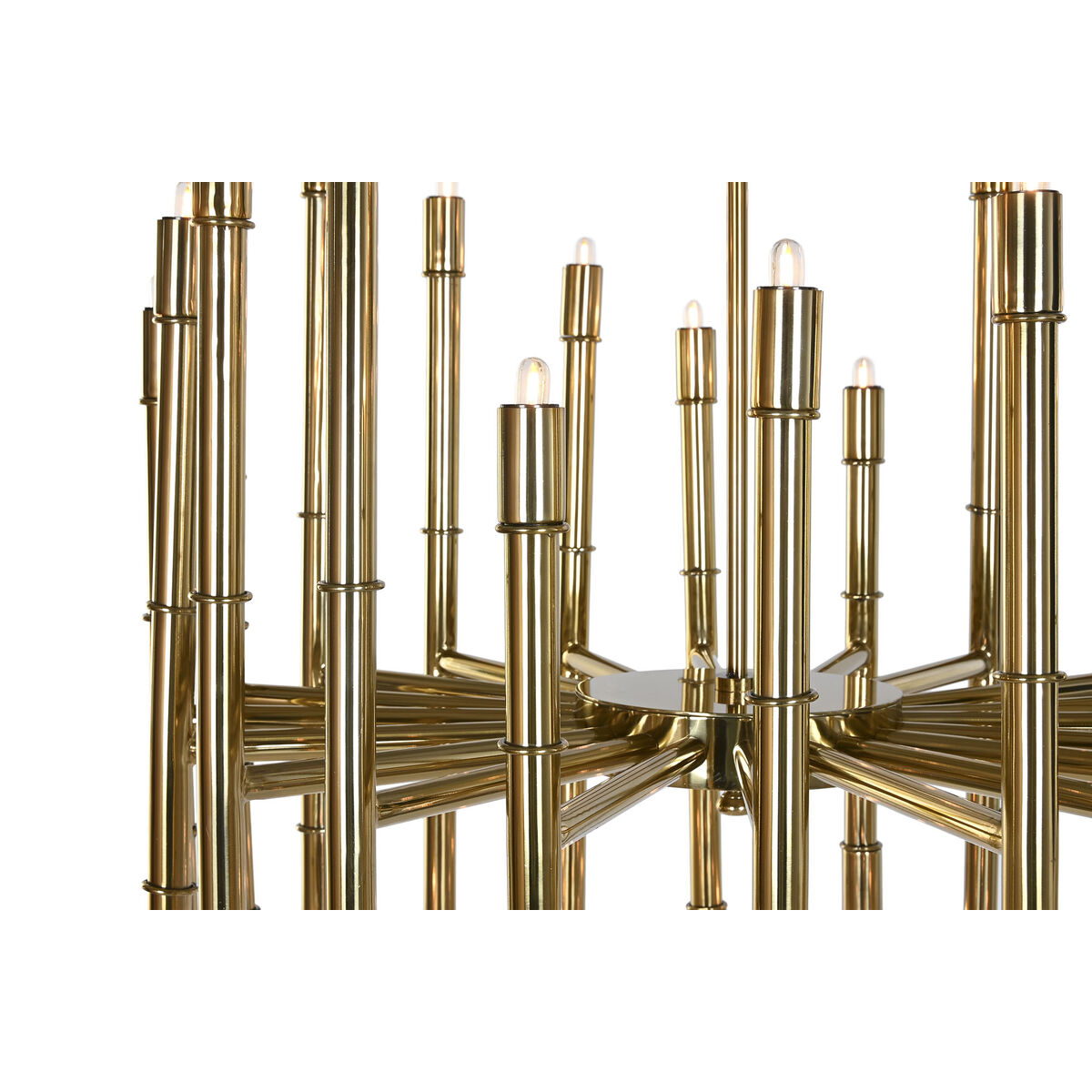 Lampadario Home Esprit Dorato Metallo Acciaio 74 X 74 X 138 cm - Image 4