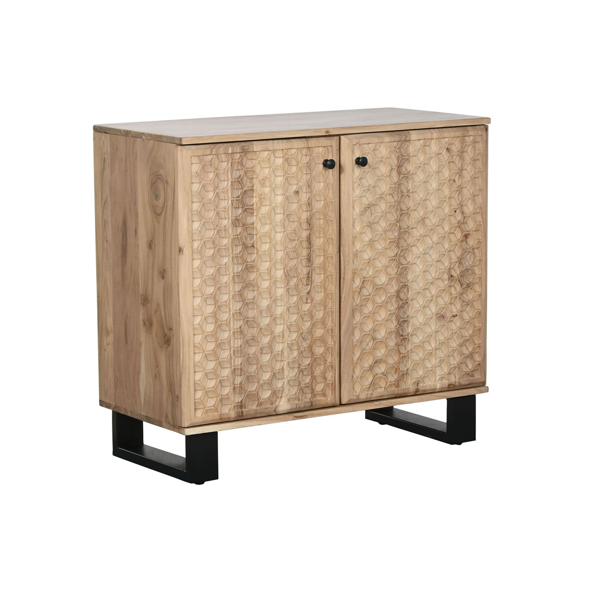 Credenza Home Esprit Metallo Acacia 88 X 40 X 80 cm