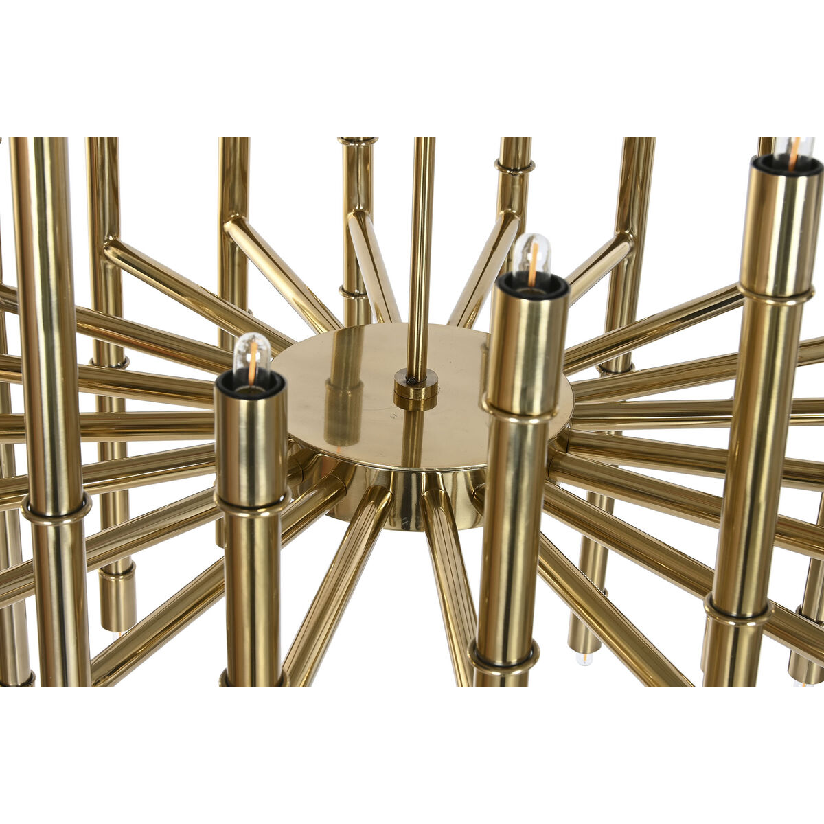 Lampadario Home Esprit Dorato Metallo Acciaio 74 X 74 X 138 cm - Image 5