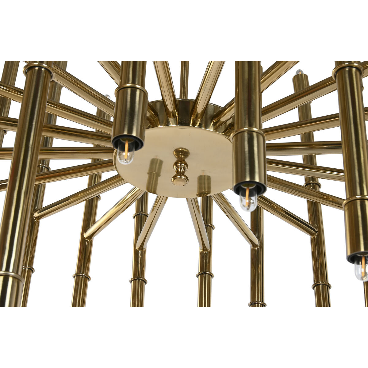 Lampadario Home Esprit Dorato Metallo Acciaio 74 X 74 X 138 cm - Image 6