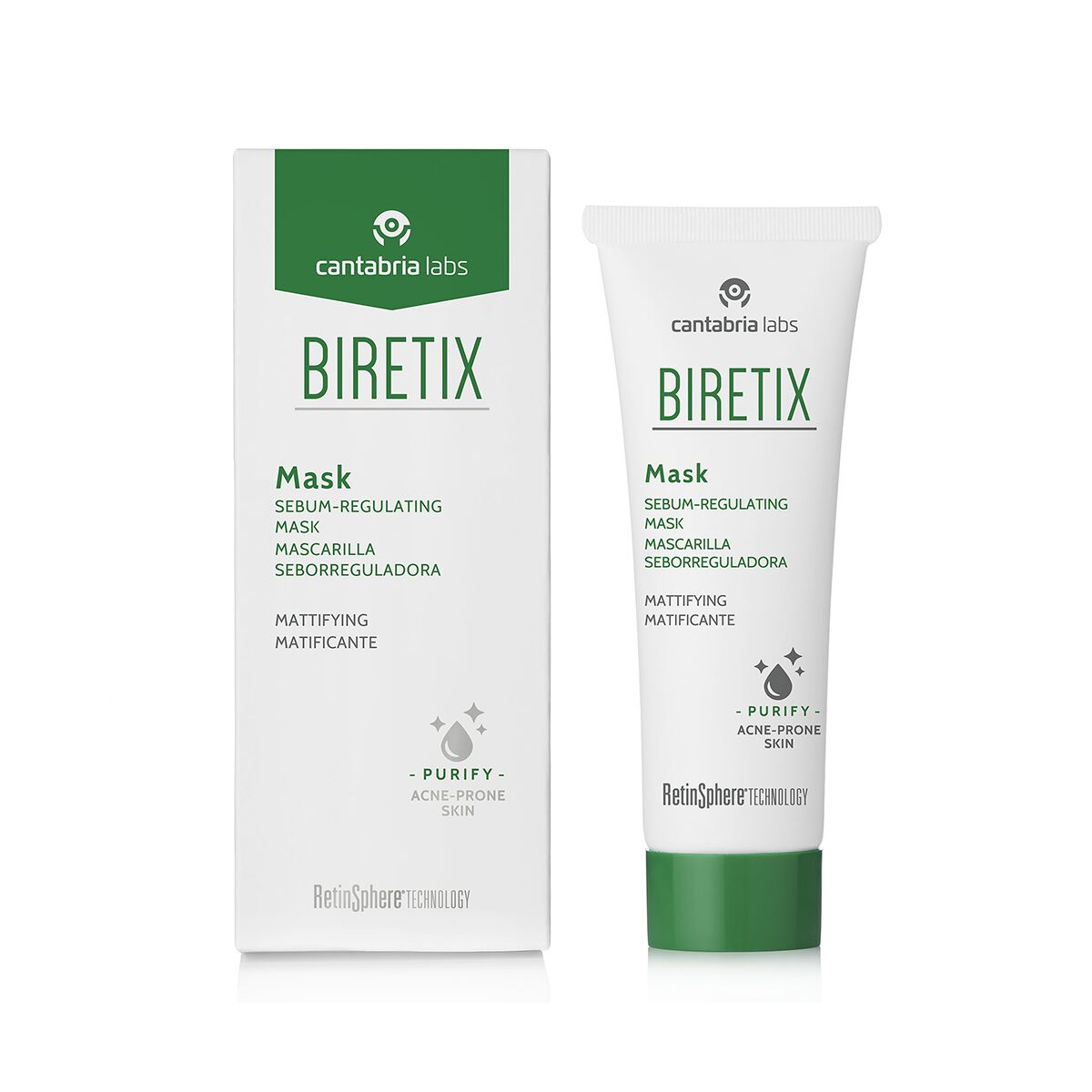 Maschera Viso Biretix Cantabria Labs SebuM-Regulating 25 ml