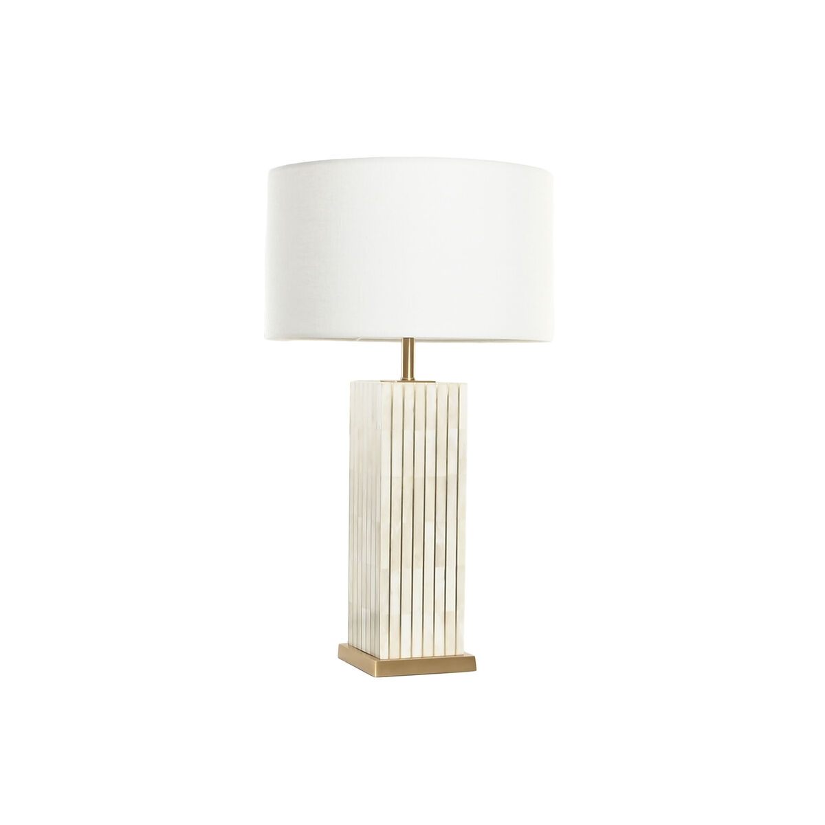 Lampada Da Tavolo Home Esprit Beige Dorato 50 W 220 V