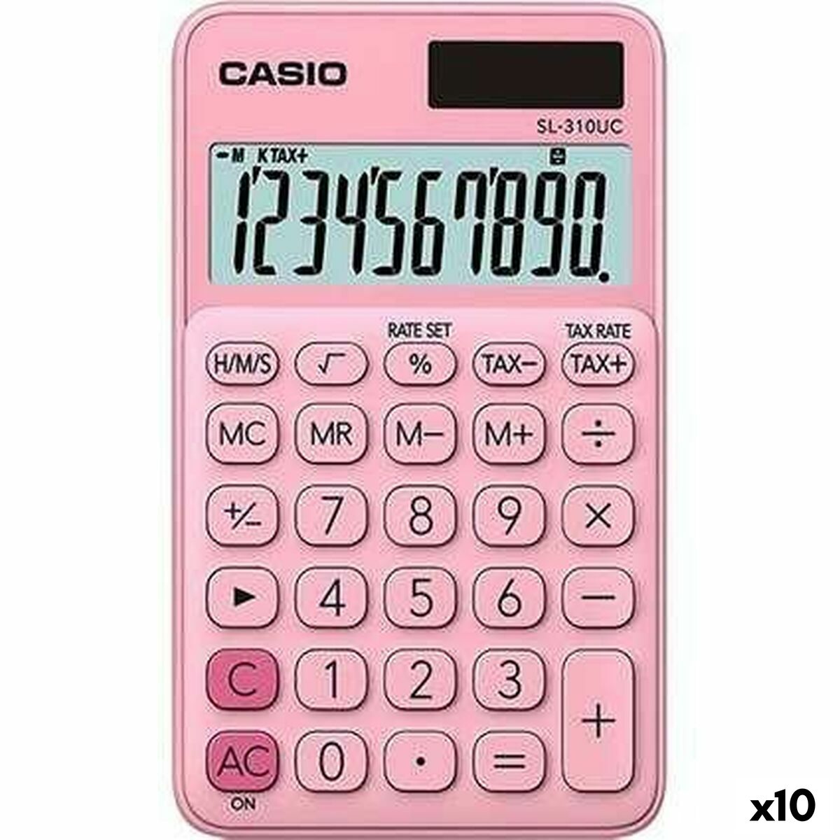 Calcolatrice Casio SL-310uc Rosa (10 Unità)