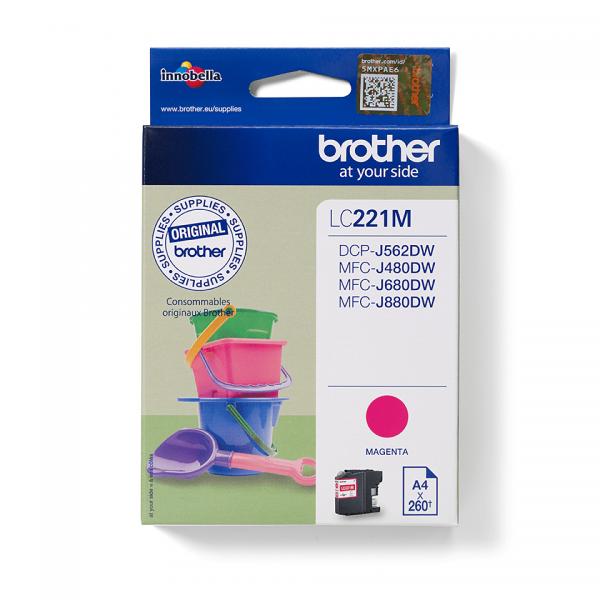 Brother Lc221m - Magenta - Originale - Cartuccia D'inchiostro