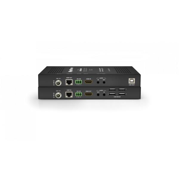 Wyrestorm EX-100-H2 Moltiplicatore Av Trasmettitore E Ricevitore Av Nero (wyrestorm - EX-100-H2 - 4k60hz 4:2:0 Hdbt 2.0 Extender Set / Poh / Usb 2.0
