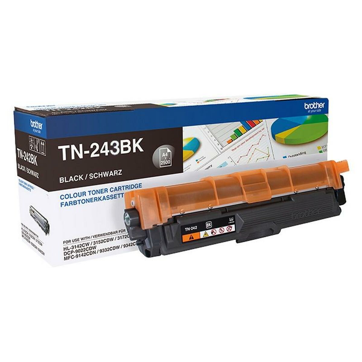 Toner Originale Brother TN-243bk Nero (4 Unità)