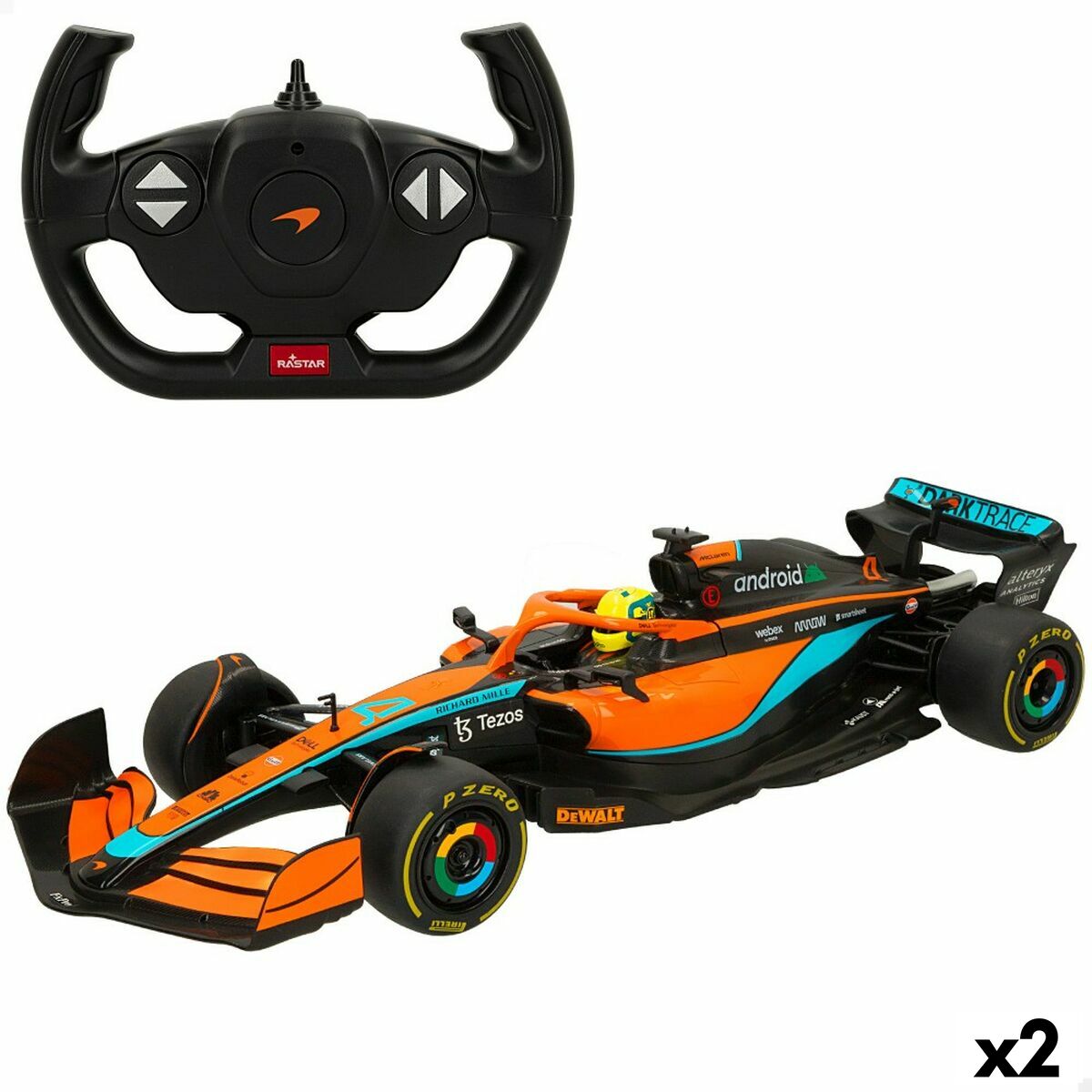 Macchinina Radiocomandata Mclaren F1 Mcl36 1:12 (2 Unità)