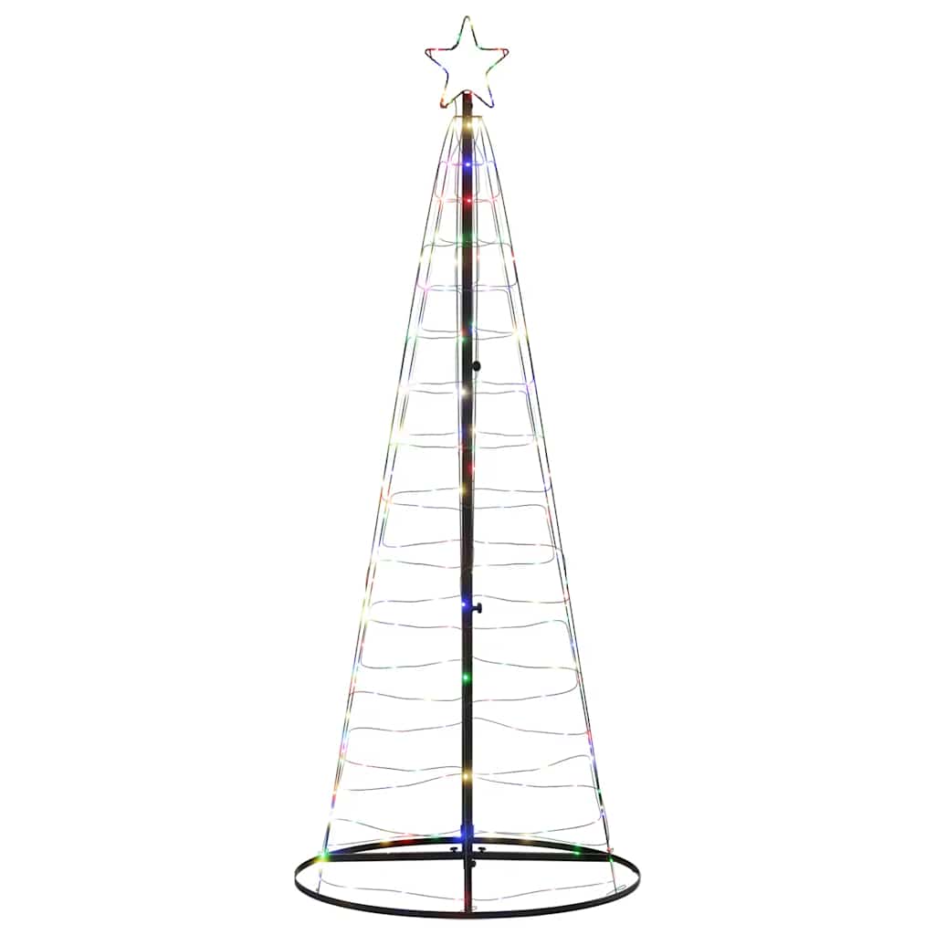 Albero Di Natale A Led 200 Led Colorato 182 cm - Image 5