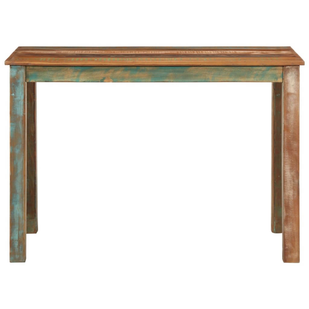 Tavolo Da Pranzo 110x55x76 Cm In Legno Massello Di Recupero