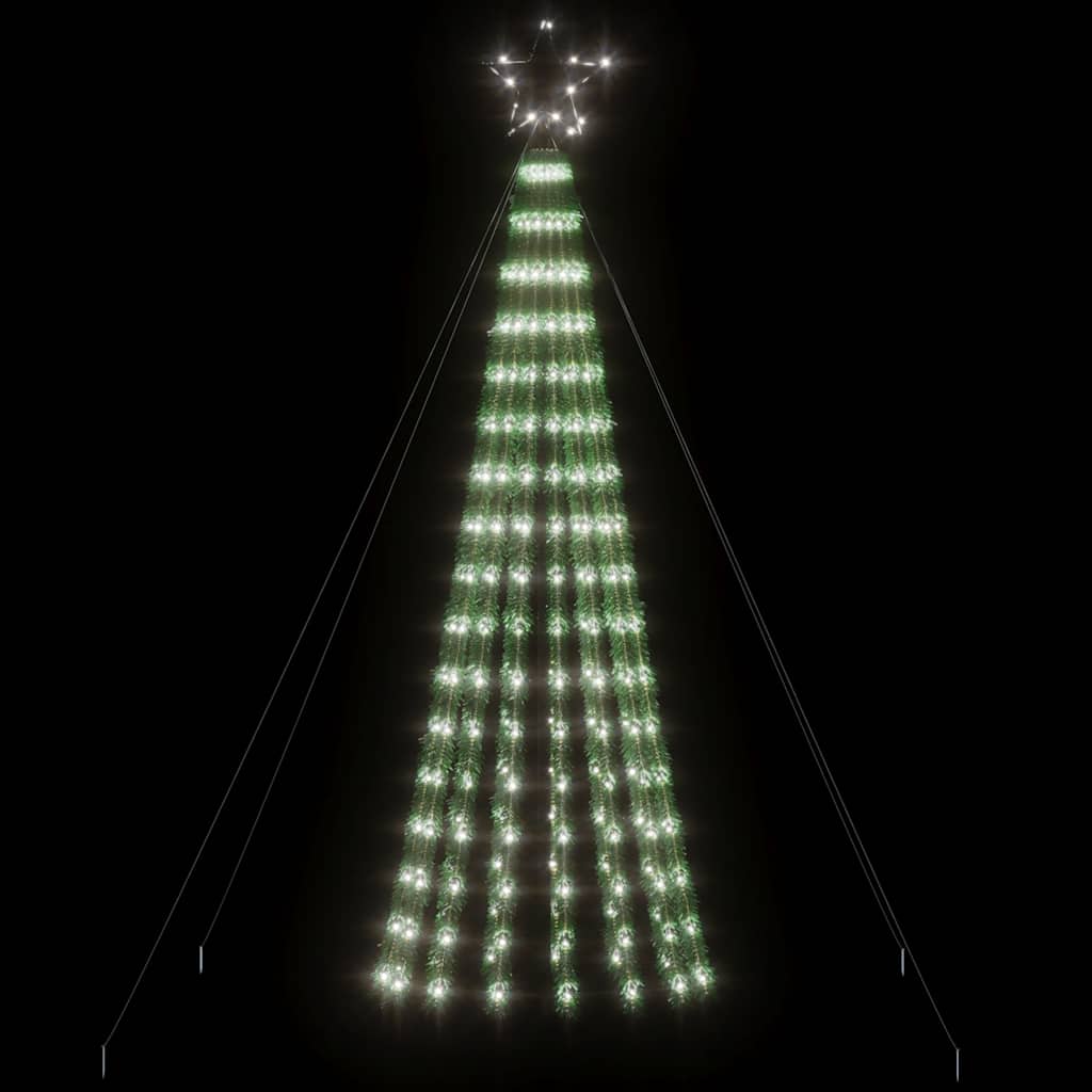 Albero Di Natale A Led 275 Led Bianco Freddo 180 cm - Image 3