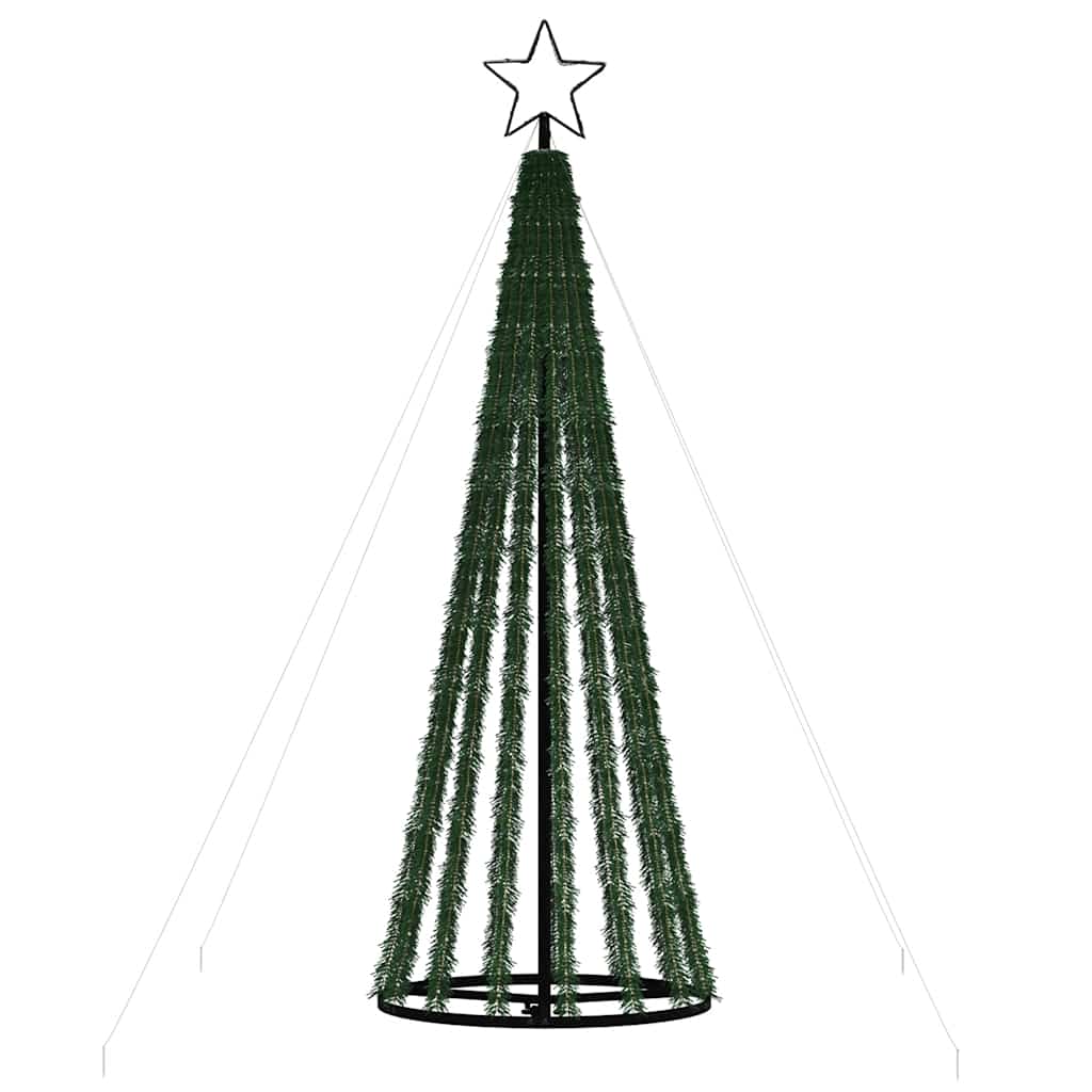 Albero Di Natale A Led 275 Led Bianco Freddo 180 cm - Image 4