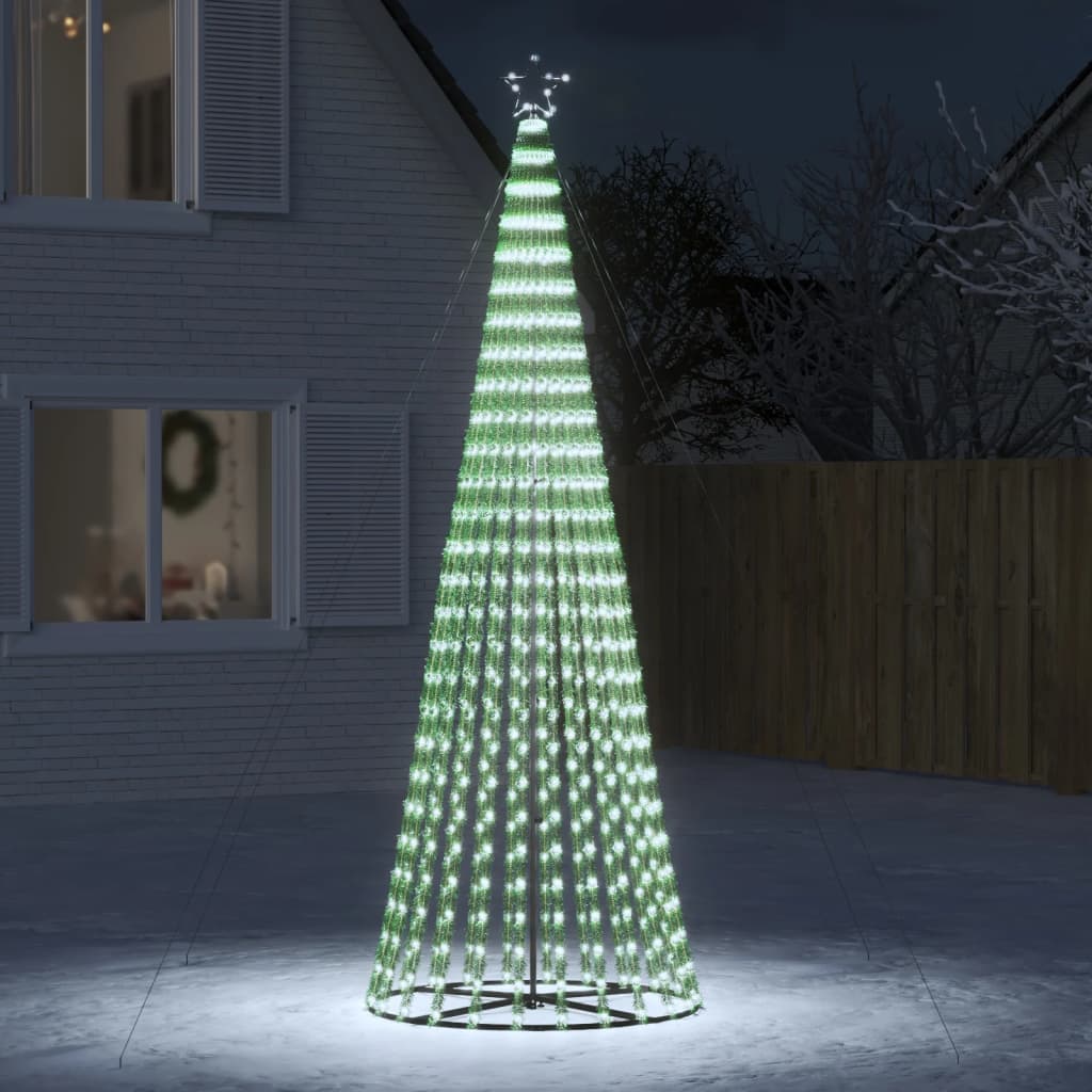 Albero Di Natale A Led 688 Led Bianco Freddo 300 cm