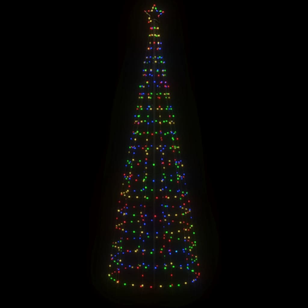 Albero Di Natale A Led Con Punte 570 Led Colorato 300 cm - Image 3
