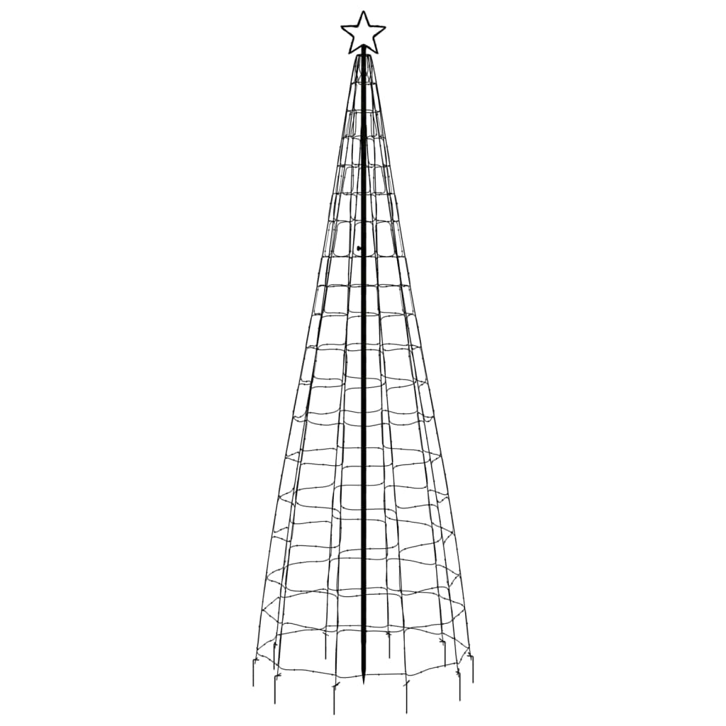 Albero Di Natale A Led Con Punte 570 Led Colorato 300 cm - Image 4