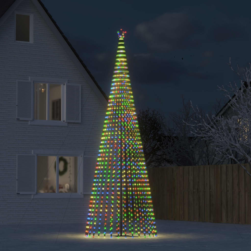 Albero Di Natale A Led 1544 Led Colorato 500 cm