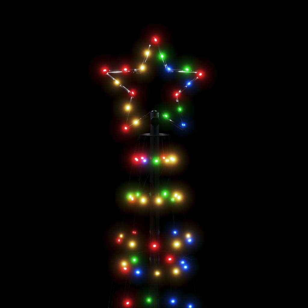 Albero Di Natale A Led Con Punte 570 Led Colorato 300 cm - Image 5