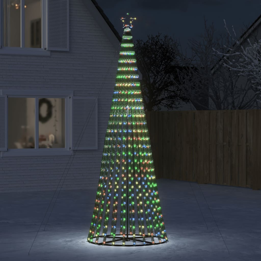 Albero Di Natale A Led 688 Led Colorato 300 cm