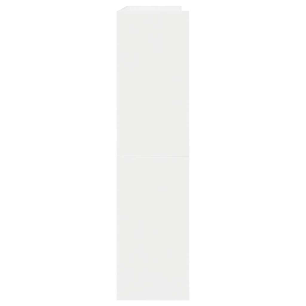 Scarpiera Bianca 80x25x62 Cm In Legno Multistrato - Image 4