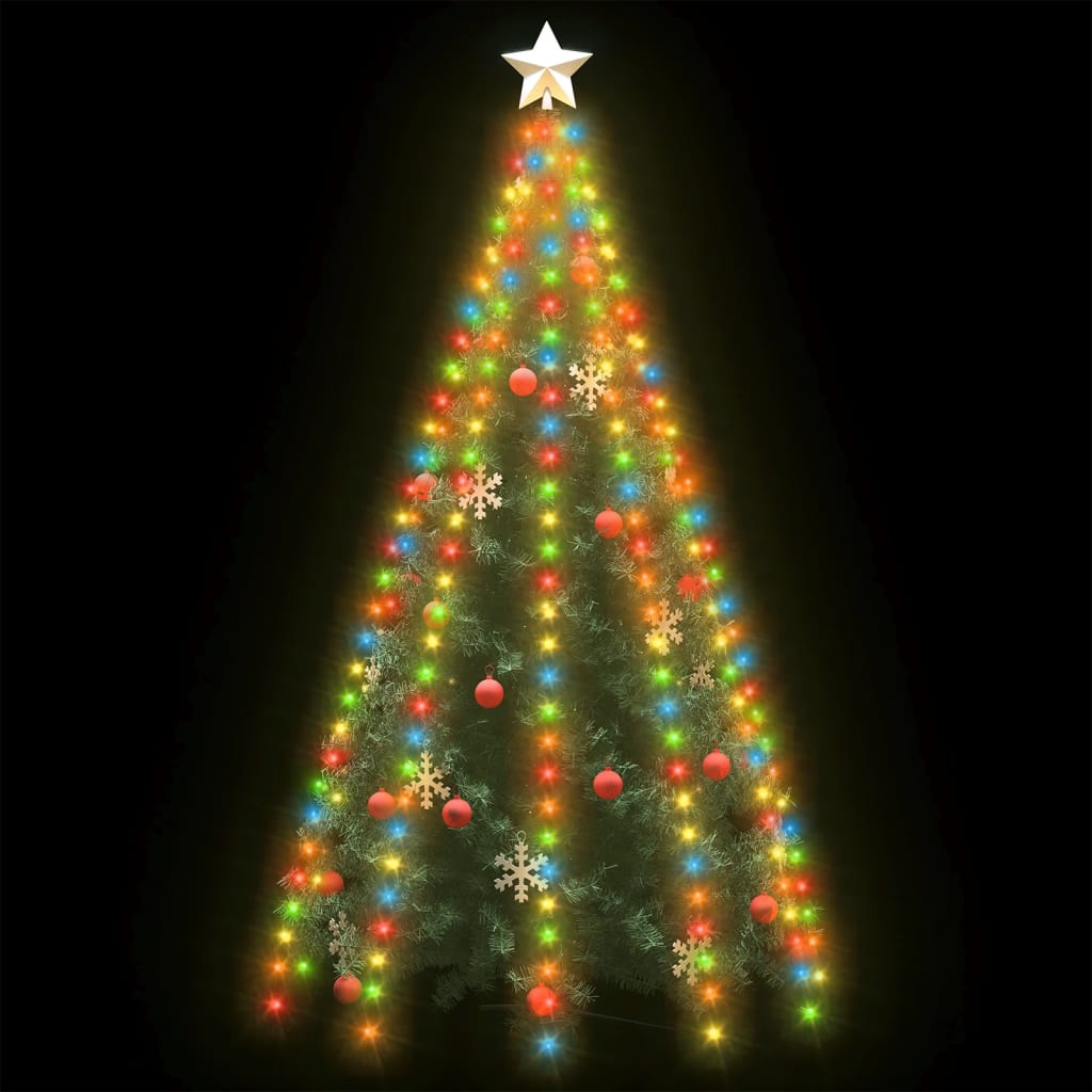 Rete Di Luce Per Albero Di Natale 250 Led Multicolore 250 cm - Image 3