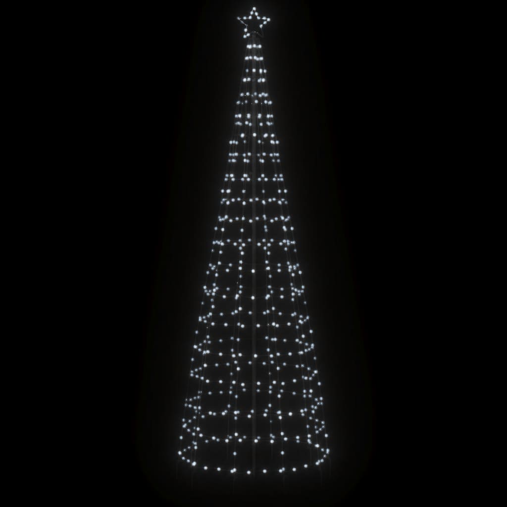 Albero Di Natale A Led Con Punte 570 Led Bianco Freddo 300 cm - Image 3