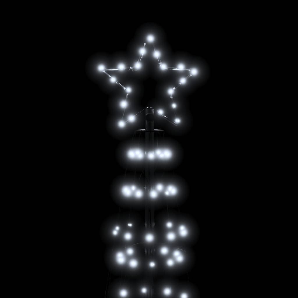 Albero Di Natale A Led Con Punte 570 Led Bianco Freddo 300 cm - Image 5