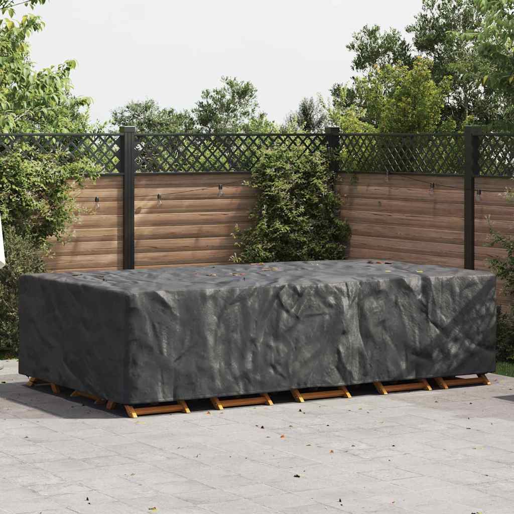 Copertura Per Mobili Da Esterno Nero 305 X 190 X 85 Cm 600d