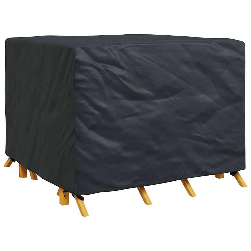 Copertura Per Mobili Da Esterno Nero 125 X 125 X 74 Cm 420d - Image 3